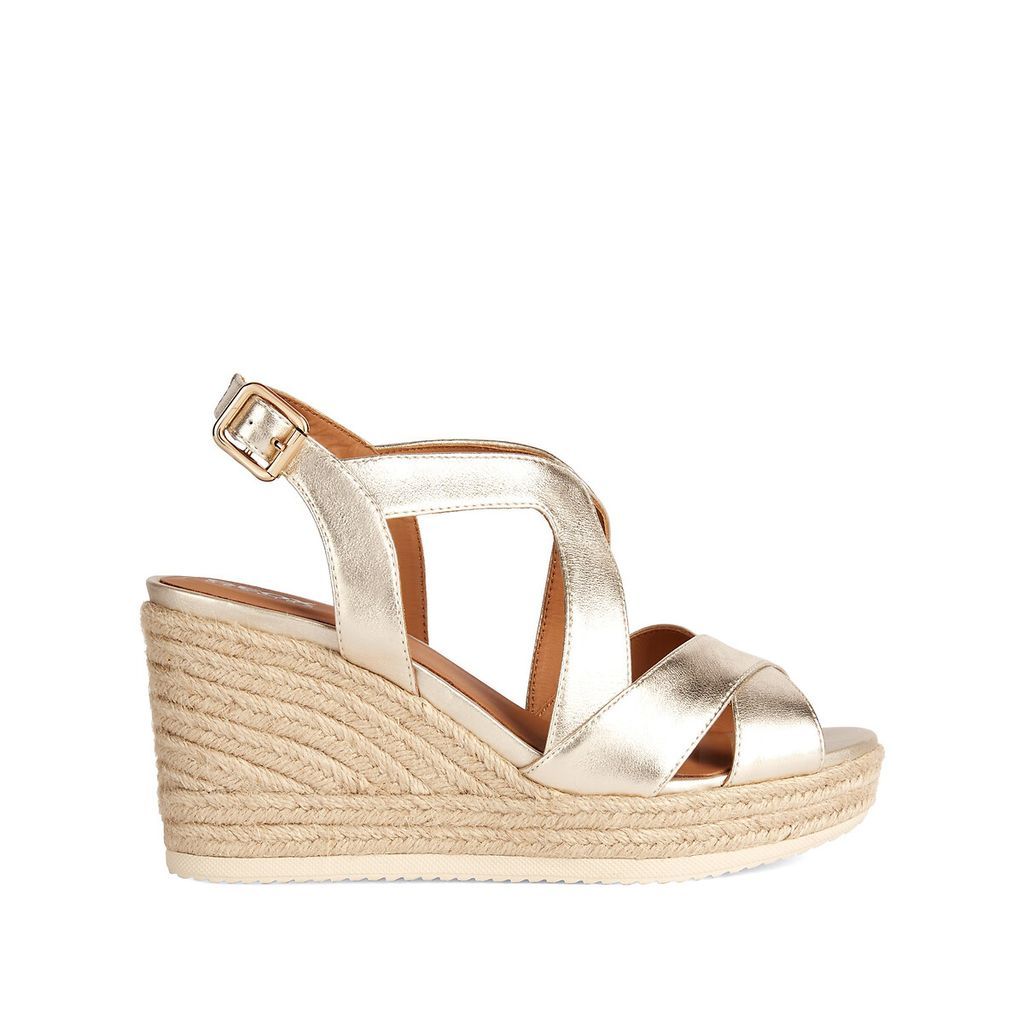 Ponza Leather Breathable Sandals with Wedge Heel