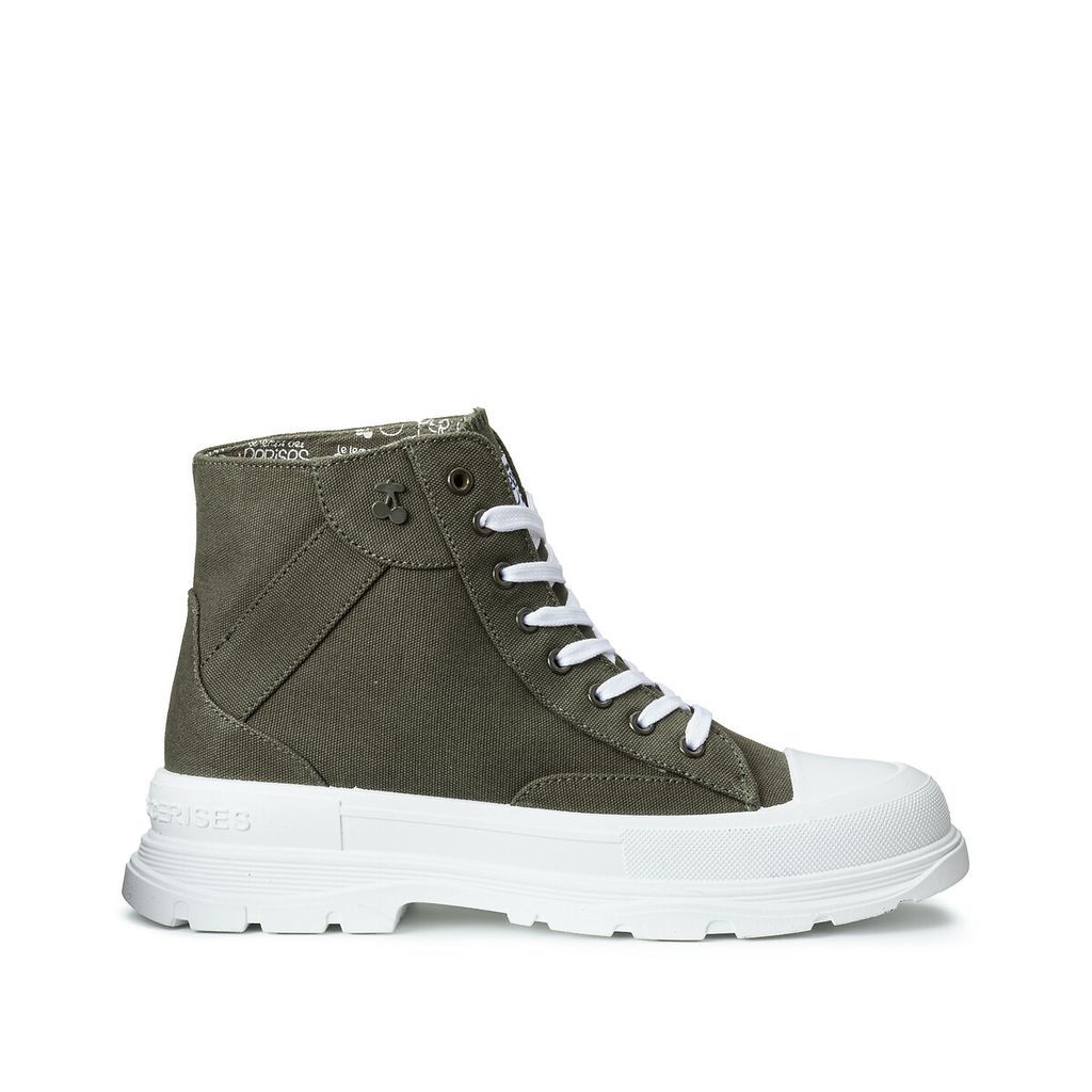 Lina High Top Trainers in Canvas