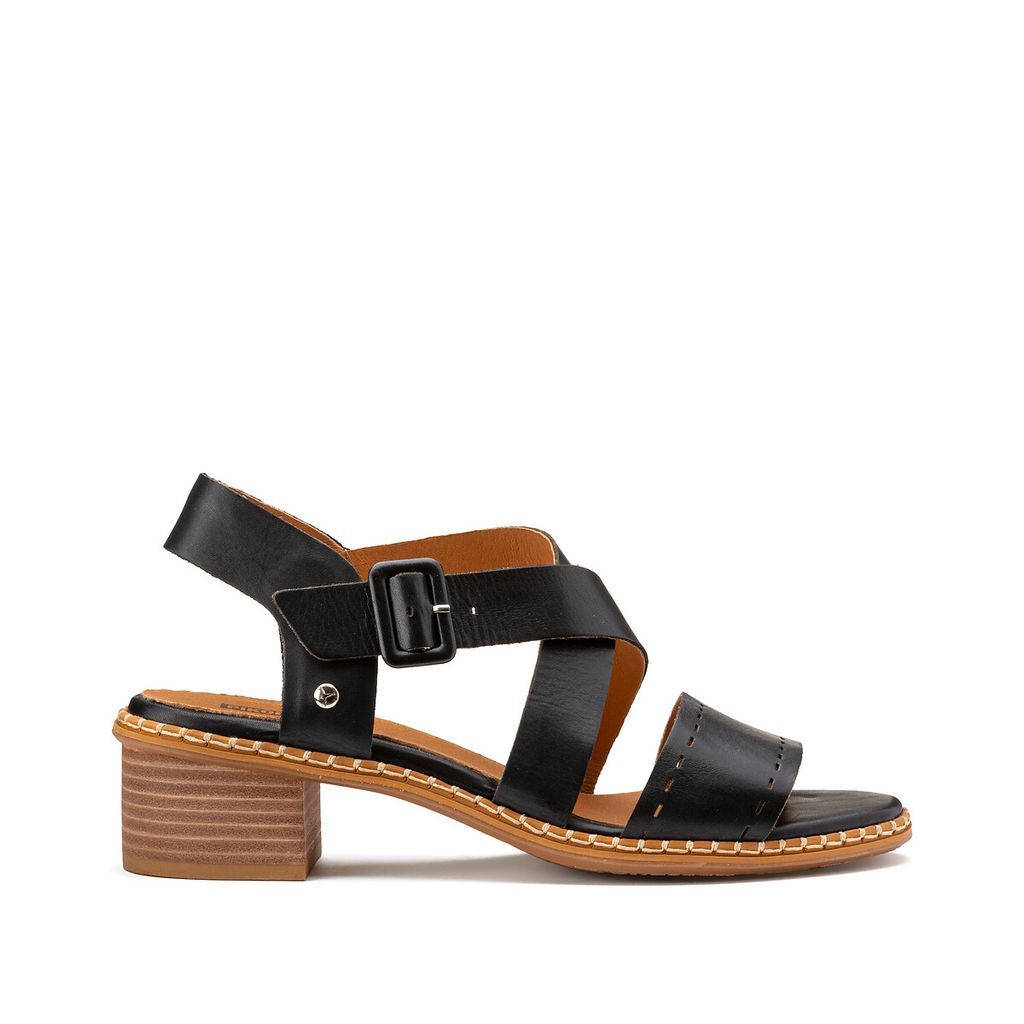 Blanes Leather Heeled Sandals
