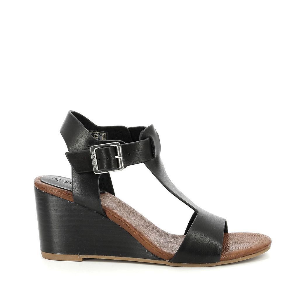 Kick Volage Wedge Sandals in Leather