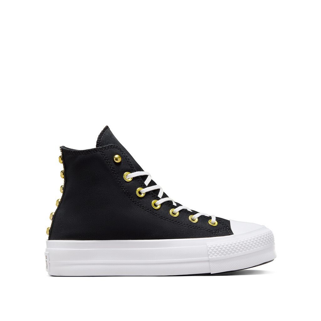 All Star Lift Hi Star Studded Canvas High Top Trainers