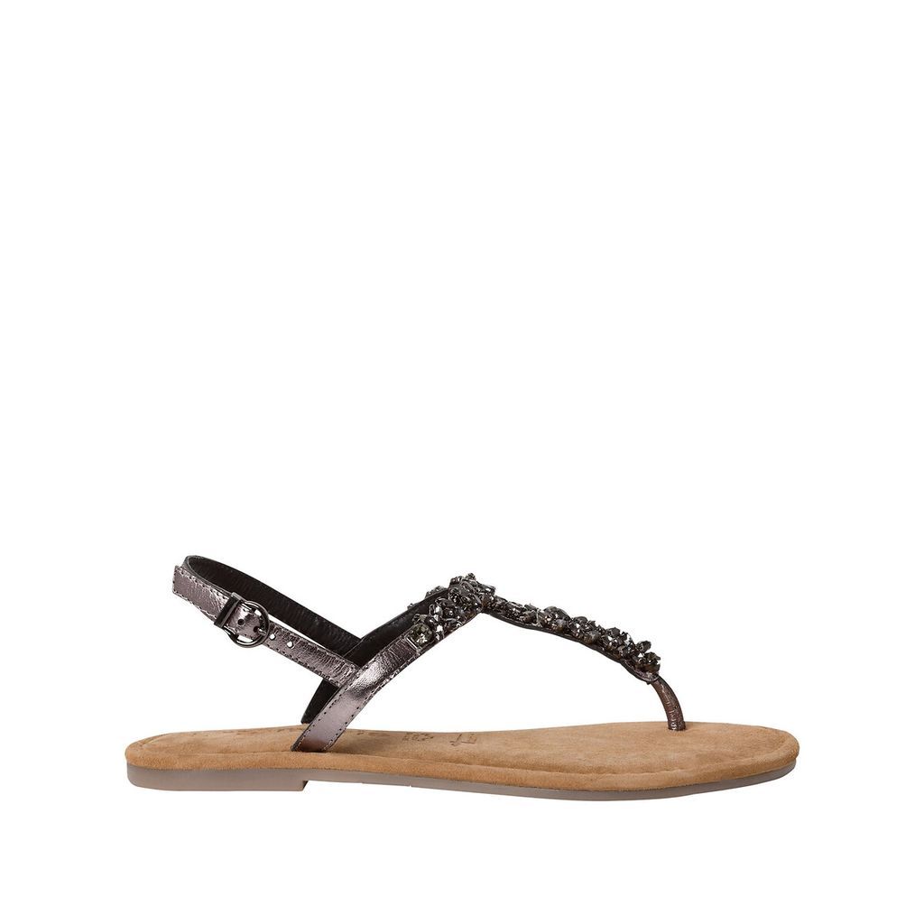 Leather Toe Post Sandals