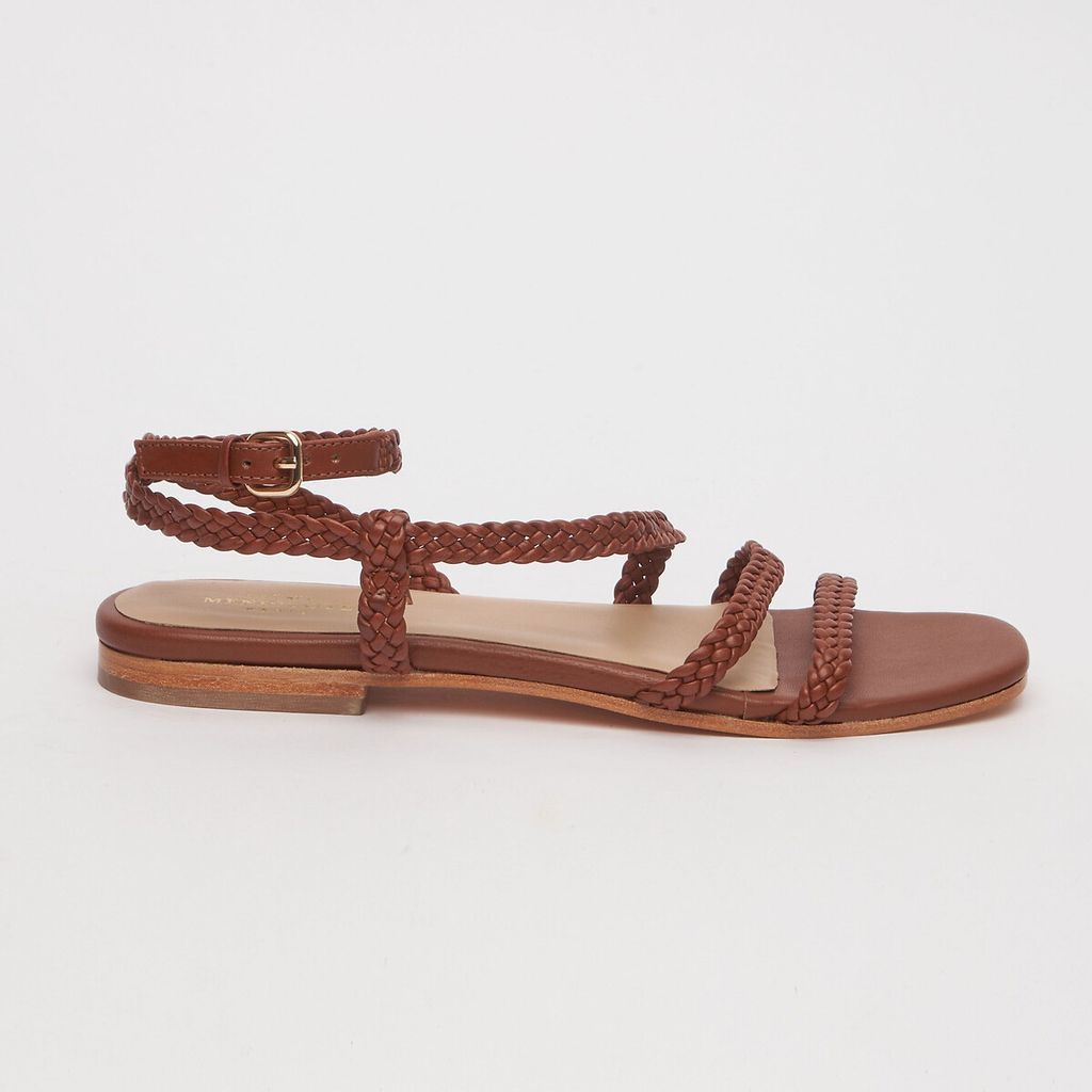 Catherina Woven Leather Sandals