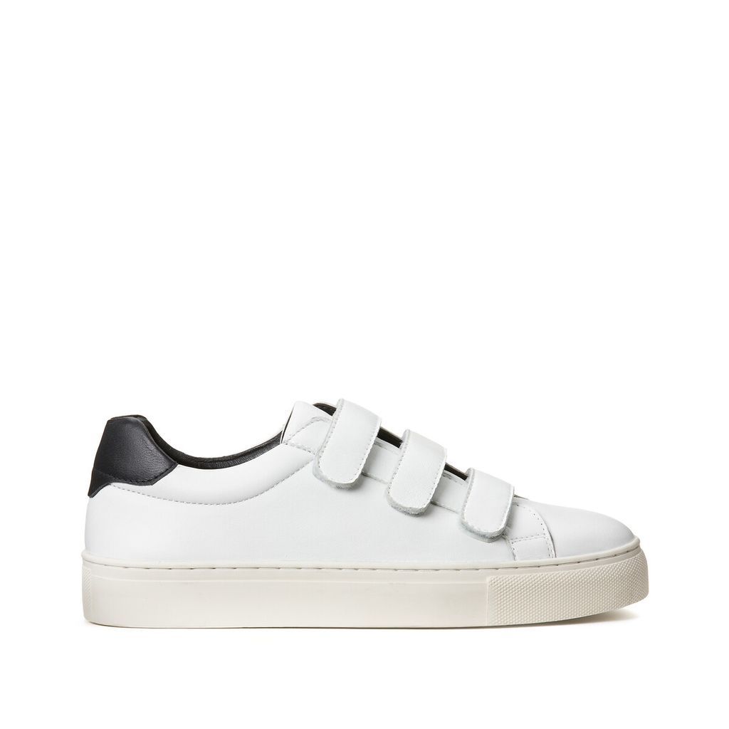 Leather Trainers with Touch 'n' Close Fastening