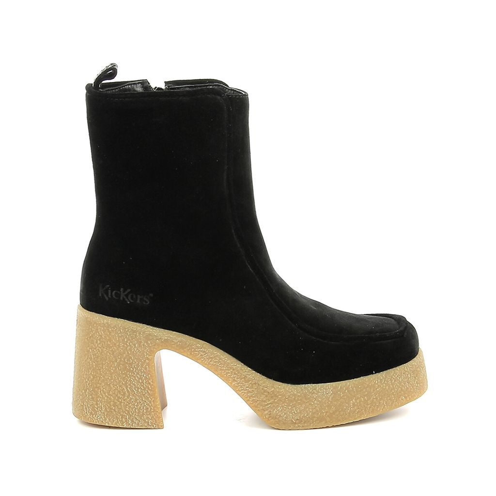 Kick Celest Ankle Boots in Suede with Heel