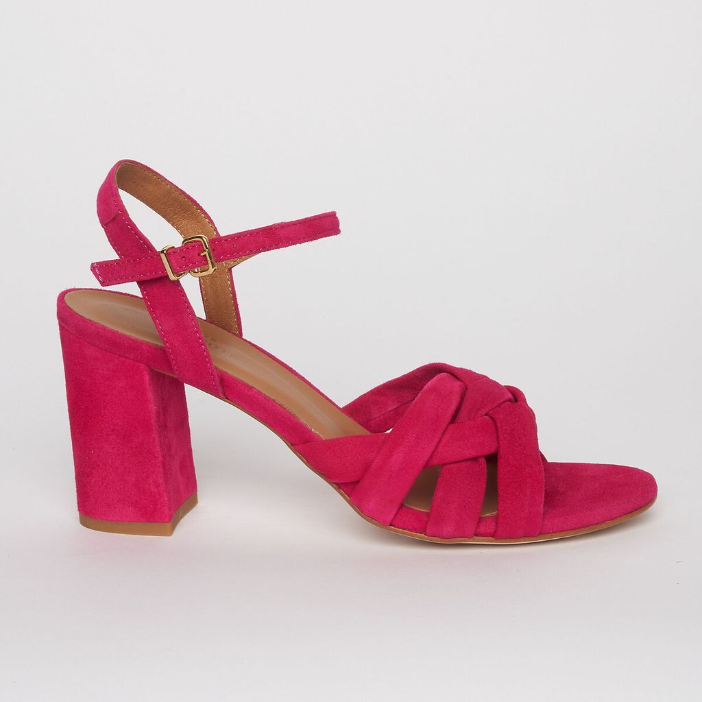 Coe High Heeled Sandals in Suede
