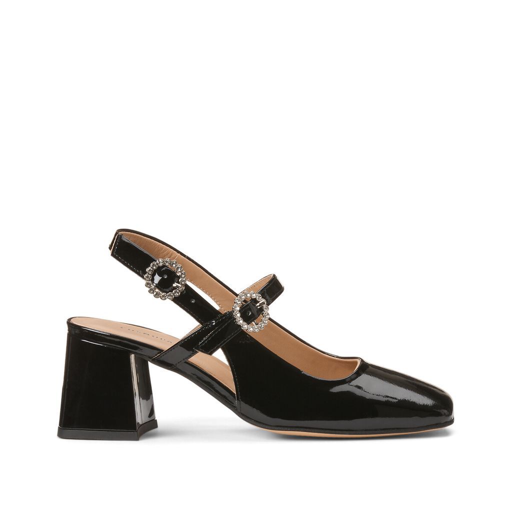 Dinane Slingback Mary Janes in Leather