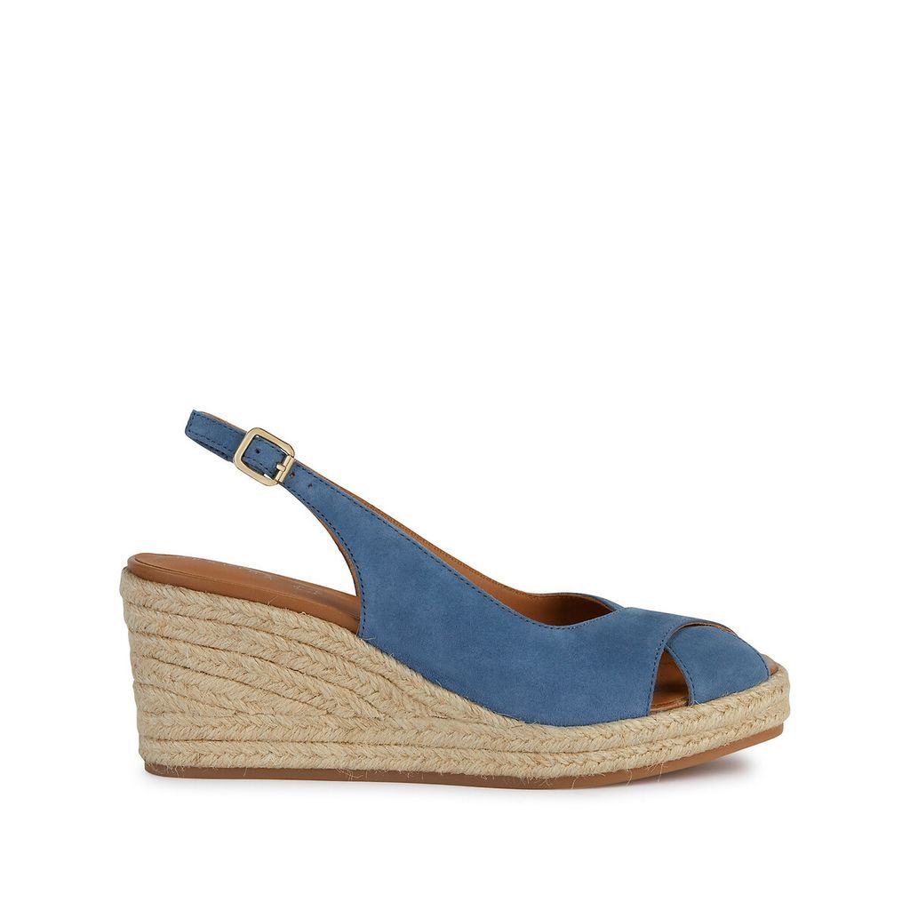 Panarea Breathable Wedge Sandals in Suede