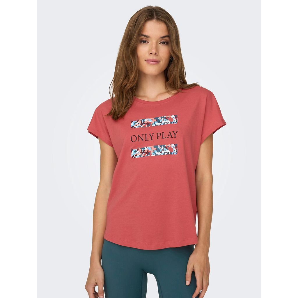 Jess Cotton Relaxed T-Shirt with Crew Neck