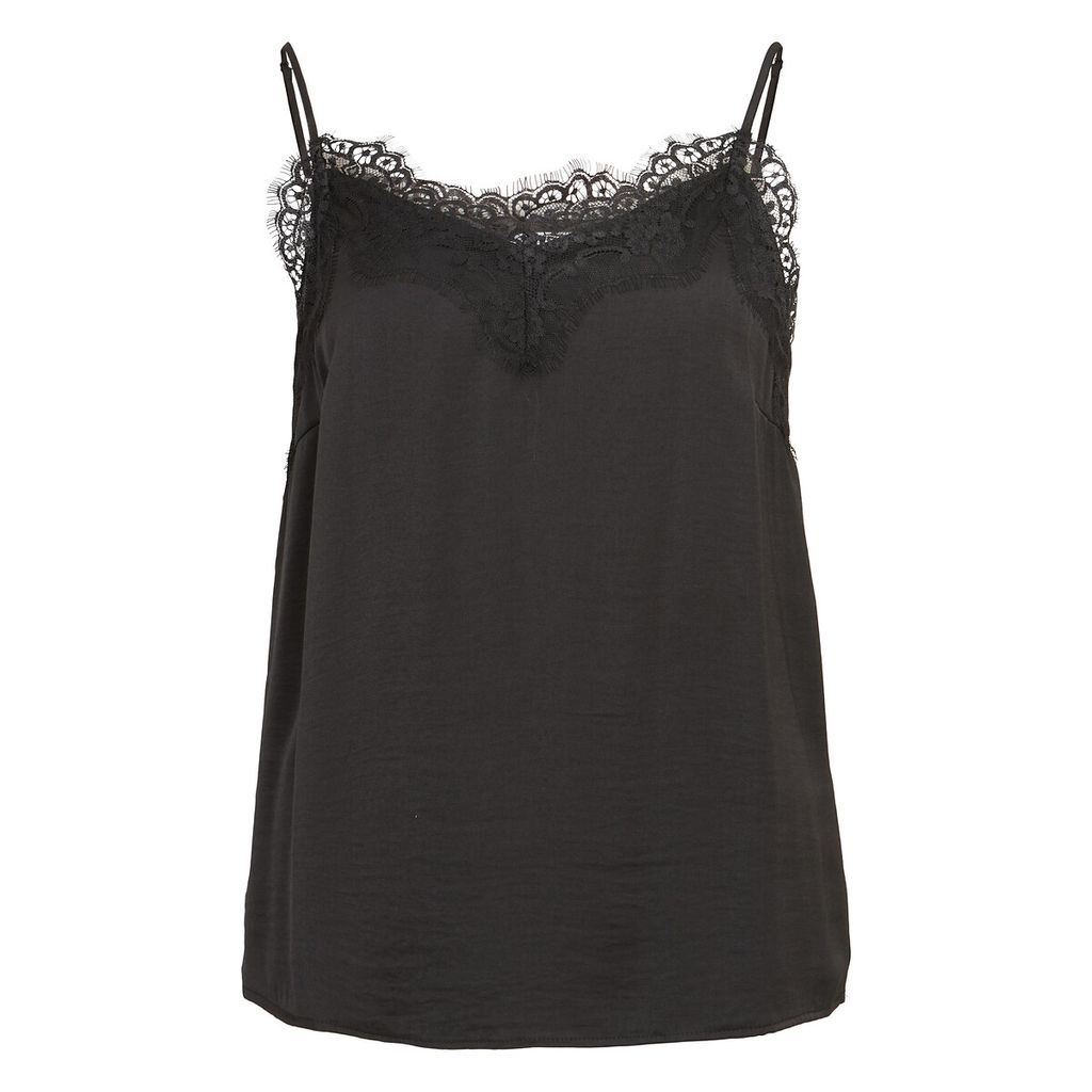 Cami with Lacy V-Neck