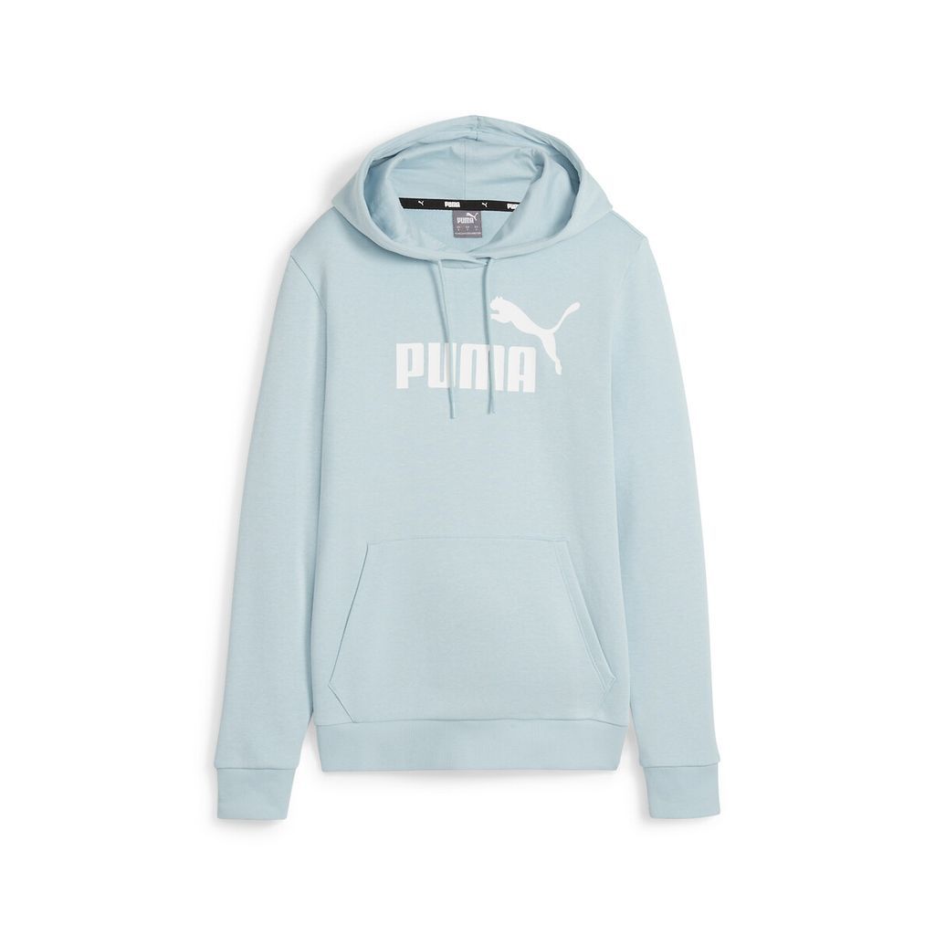 Essential Logo Print Hoodie in Cotton Mix