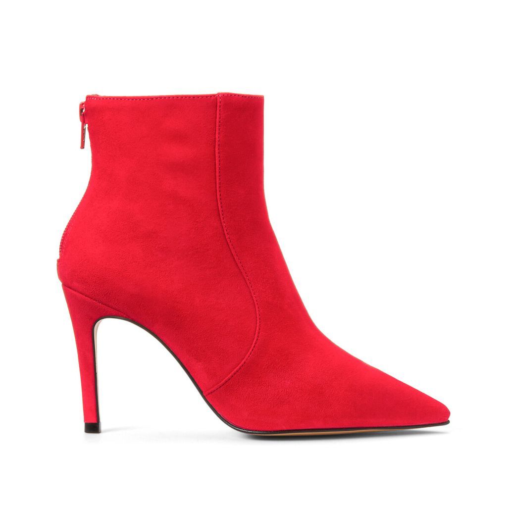 Kilya Suede Ankle Boots with Stiletto Heel