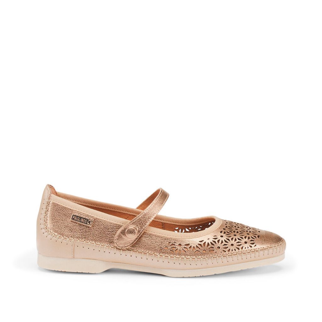 Aguilas Strappy Ballet Flats in Leather