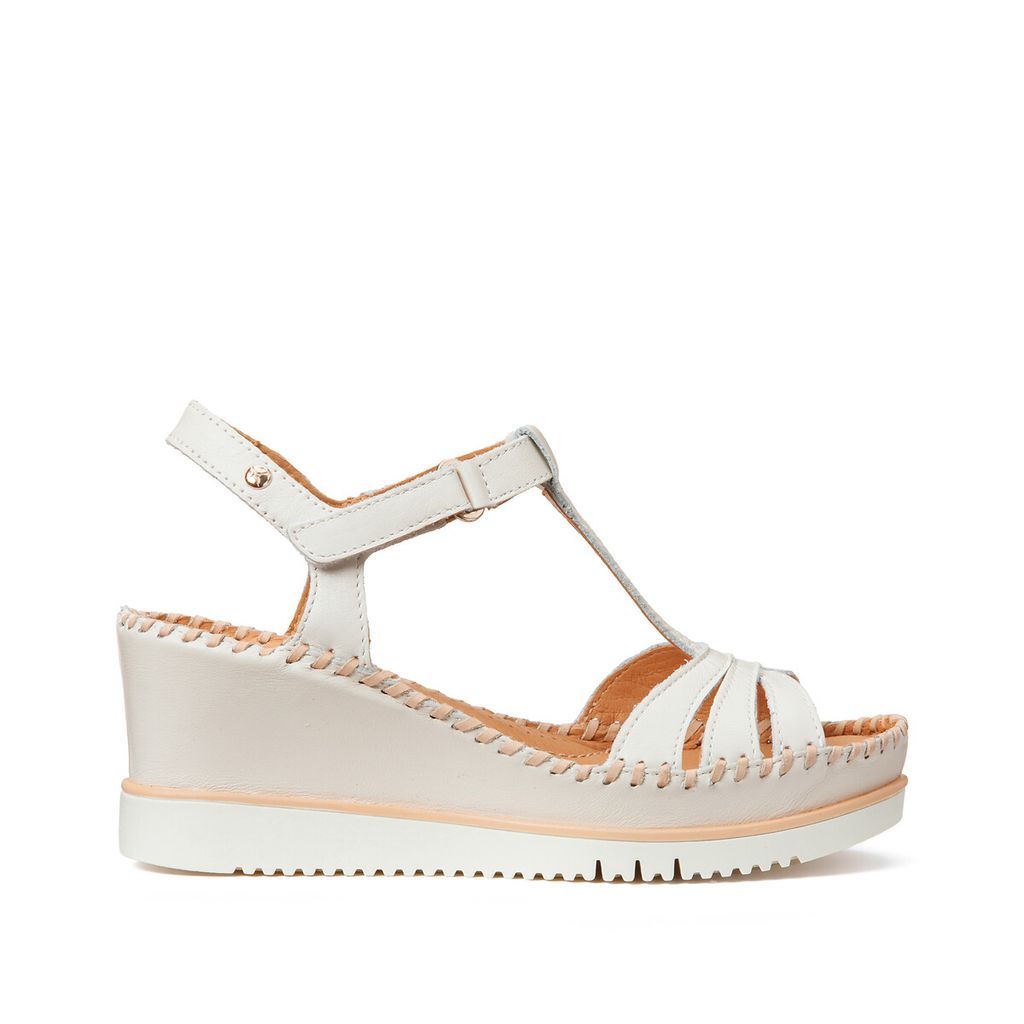 Aguadulce Leather Wedge Sandals