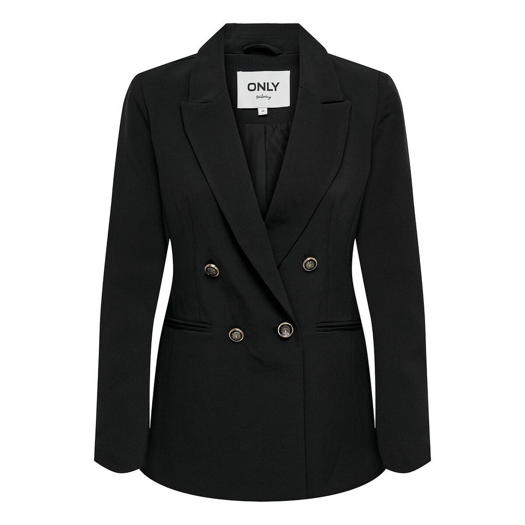 Straight Fit Buttoned Blazer