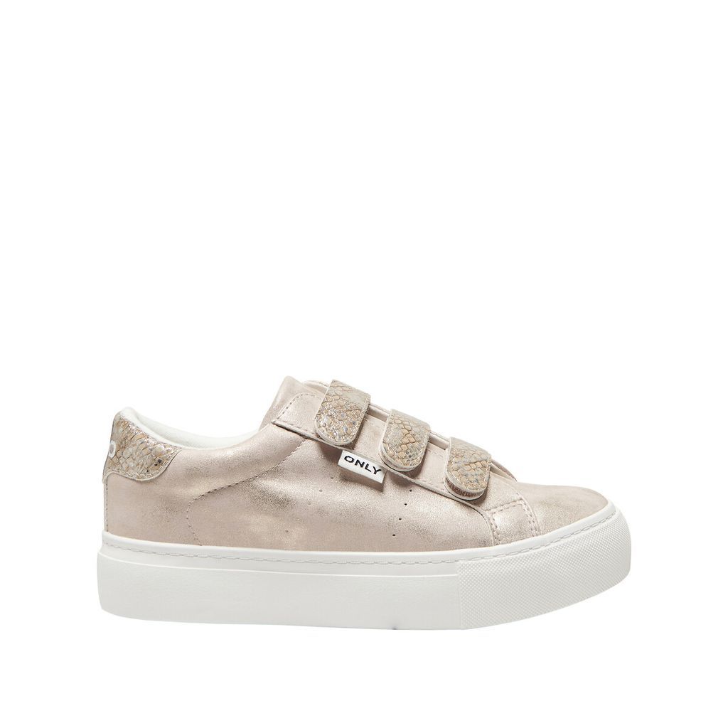 Donna Low Top Trainers with Touch 'n' Close Fastening