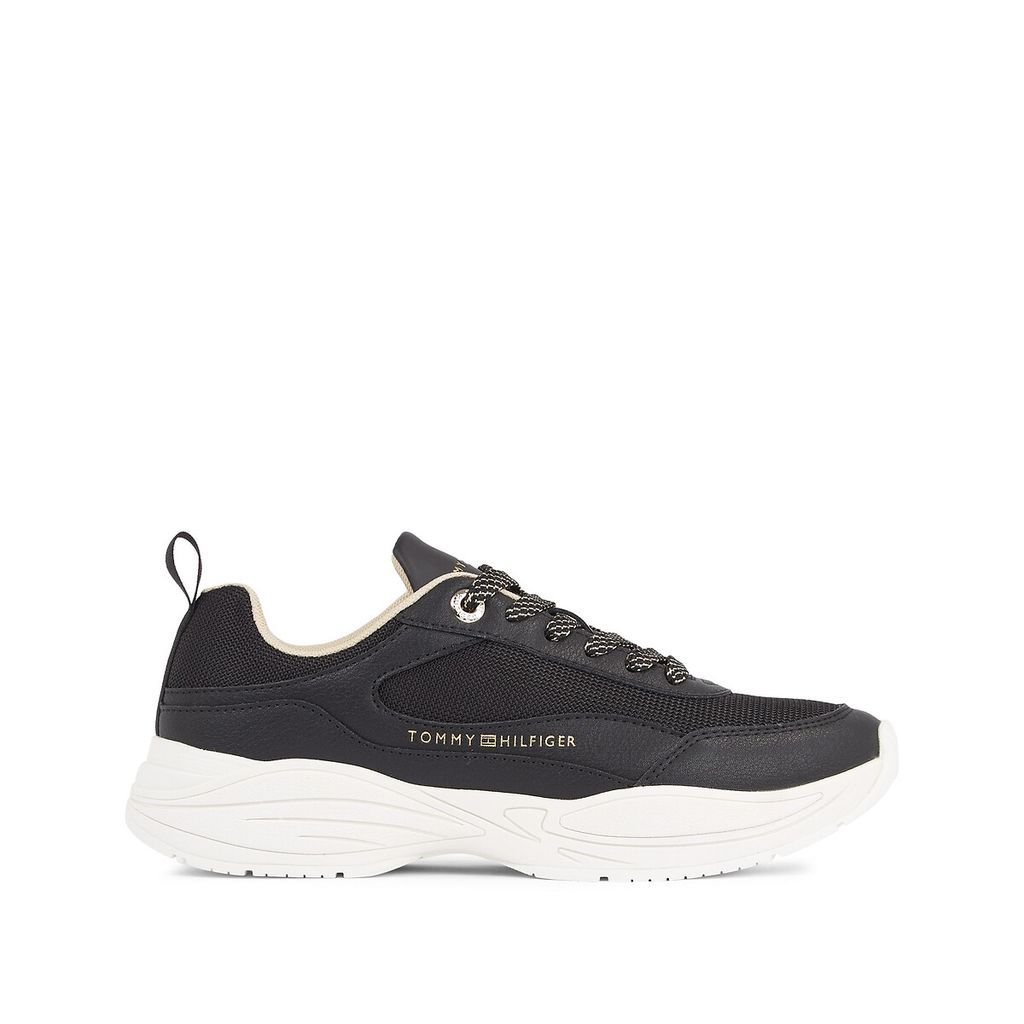 Leather Chunky Runner Trainers