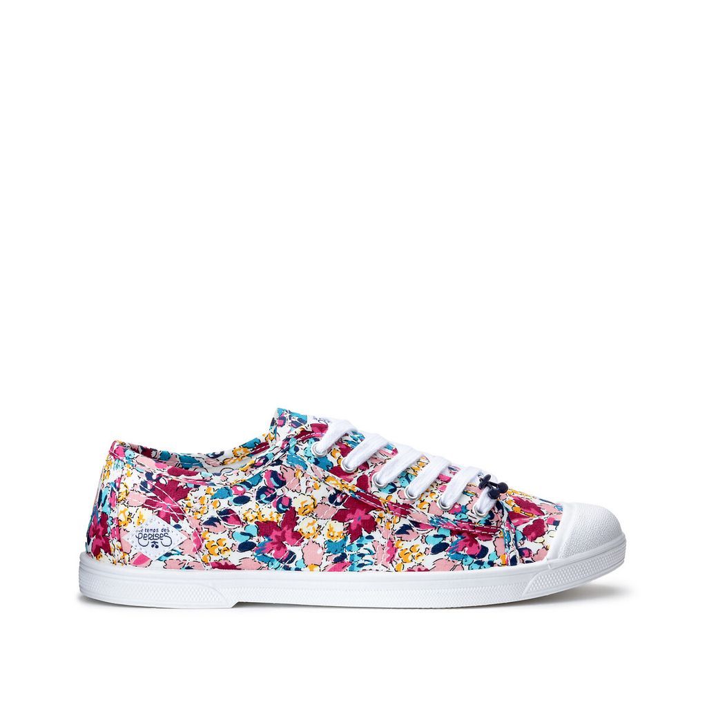 Basic 02 Dahlia Canvas Trainers in Floral Print
