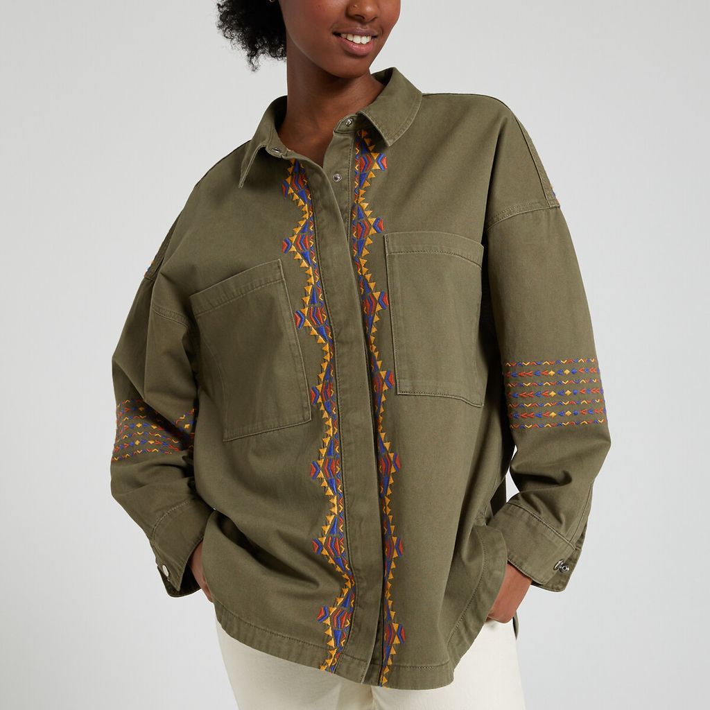 Embroidered Cotton Jacket