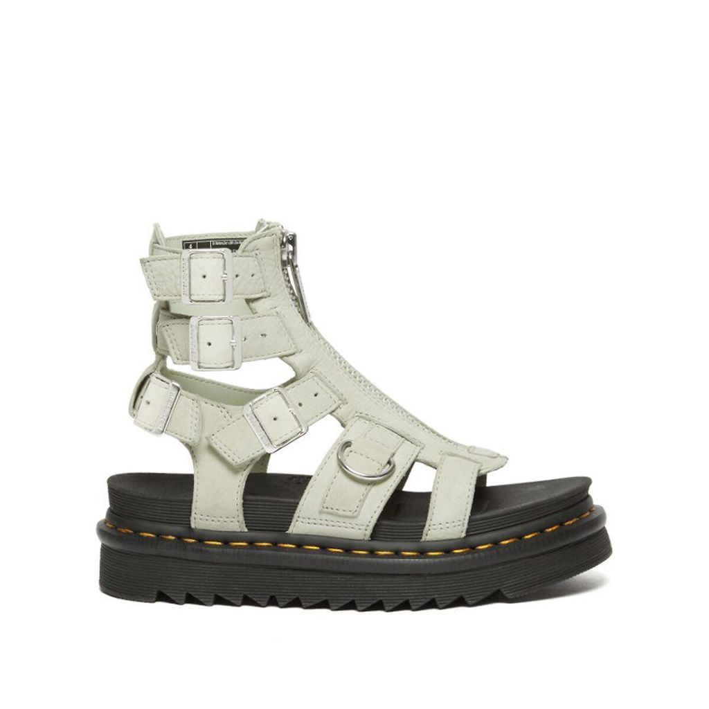 Olson Nubuck Zipped Sandals