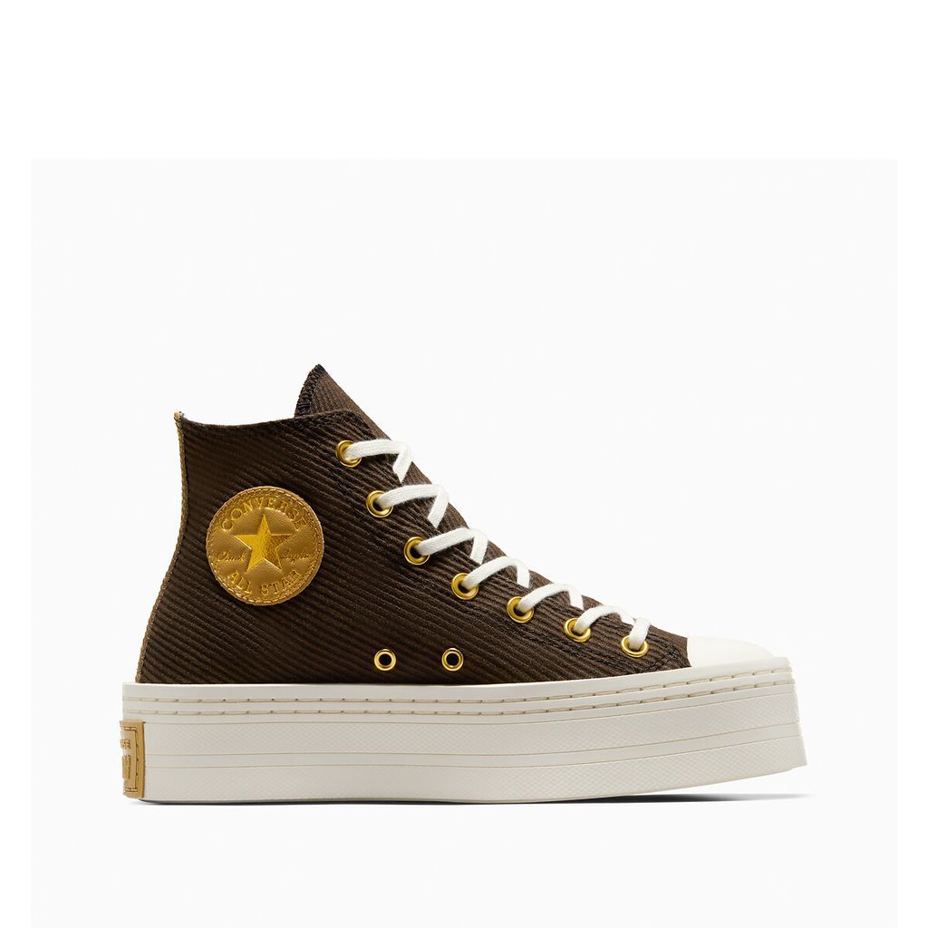 Modern Lift Play On Fashion High Top Trainers in Canvas