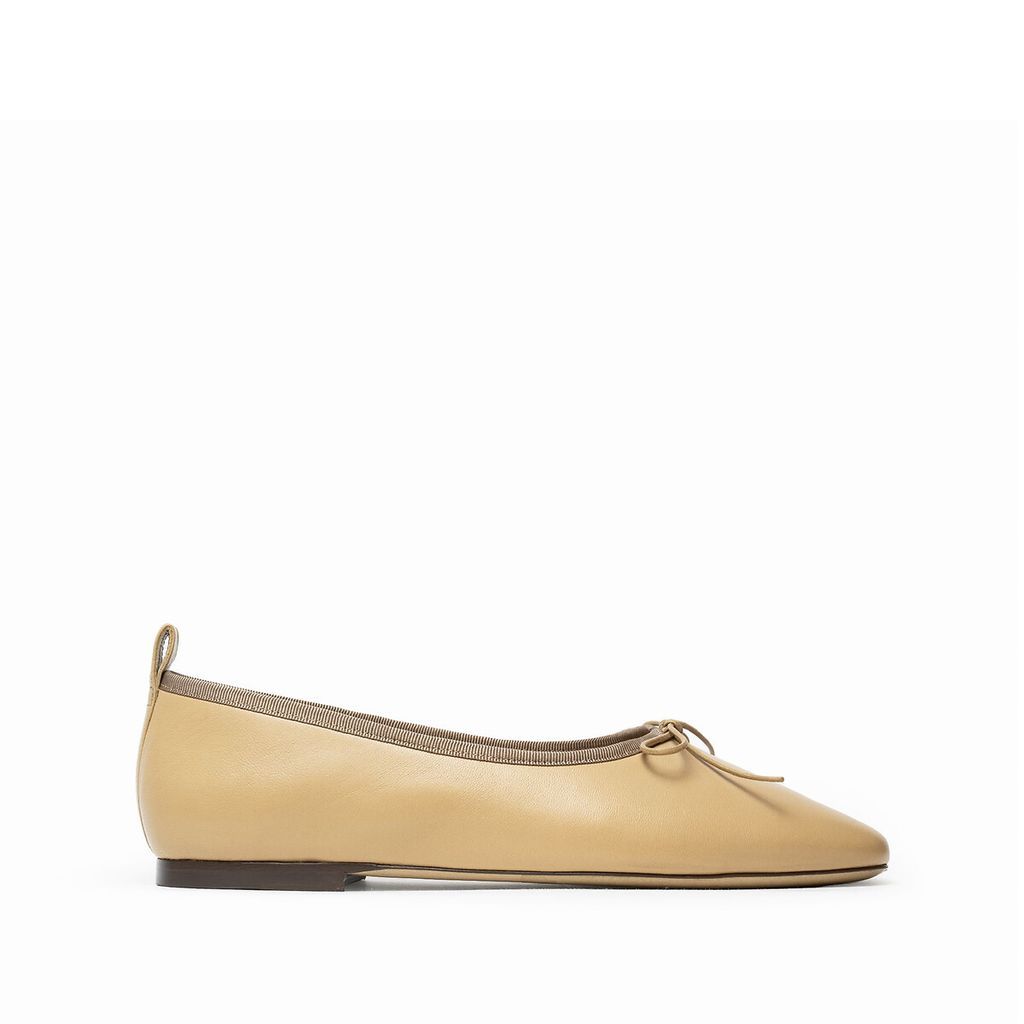 N°124 Leather Ballet Flats
