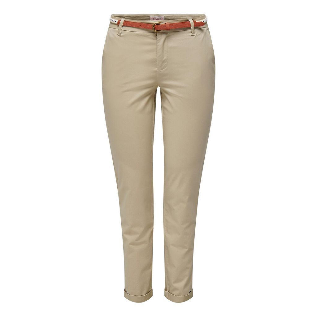 Cotton Belted Chinos