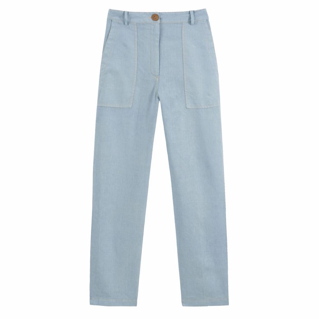 Linen Carpenter Trousers, Length 27