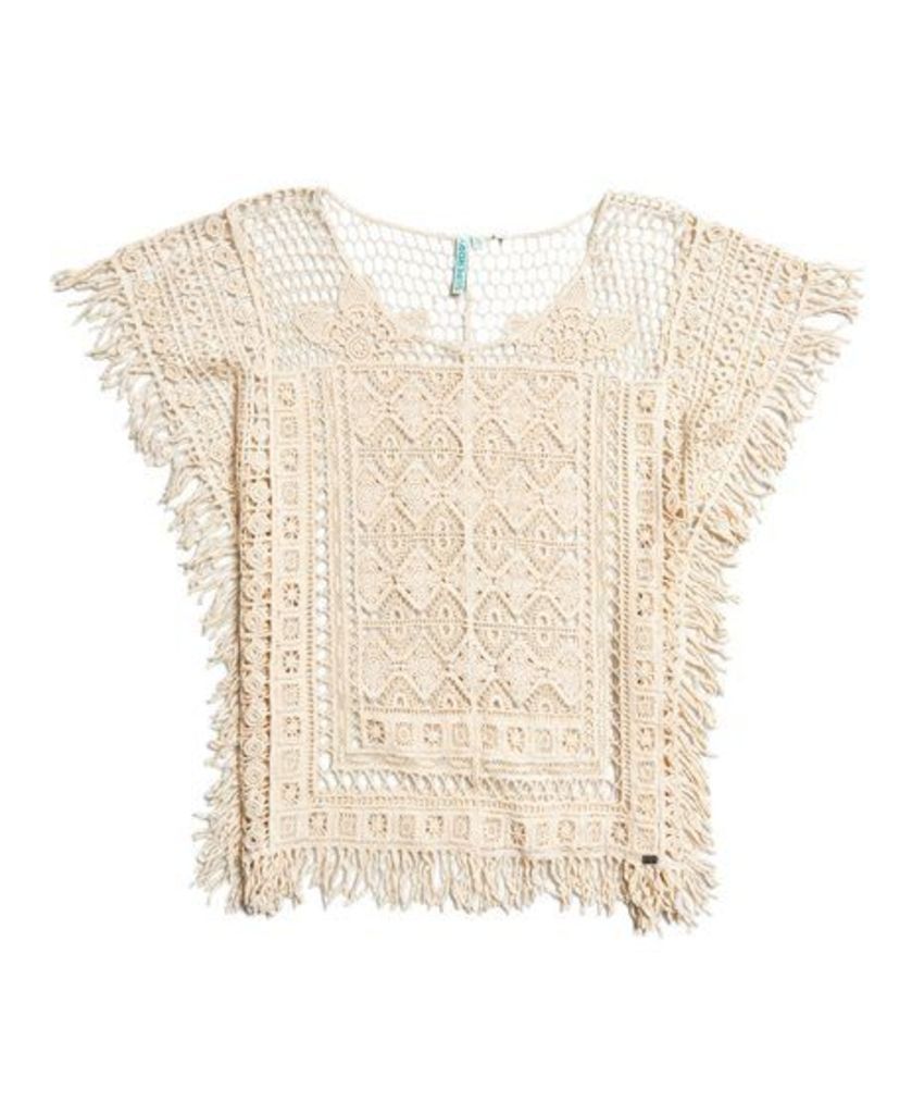 Superdry Lacy Fringe Throw On Top