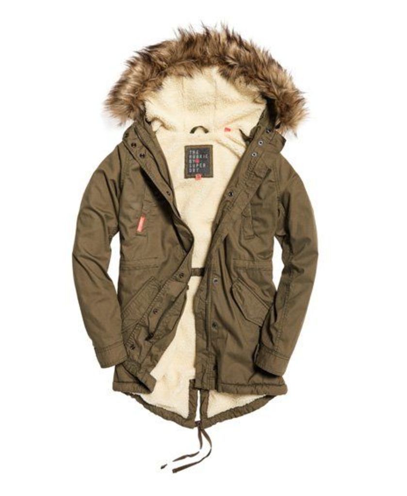 Superdry Heavy Weather Rookie Fishtail Parka Coat