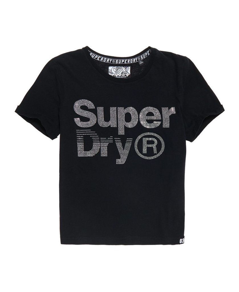 Superdry Rhinestone Boxy T-Shirt