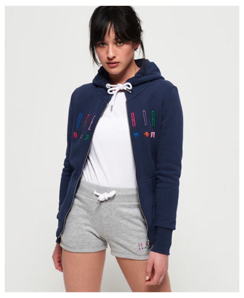 Superdry Carly Carnival Embroidered Zip Hoodie