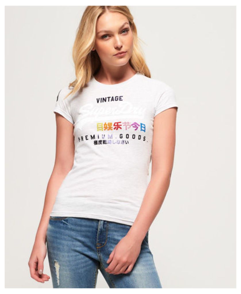 Superdry Premium Goods Rhinestone Pop T-Shirt