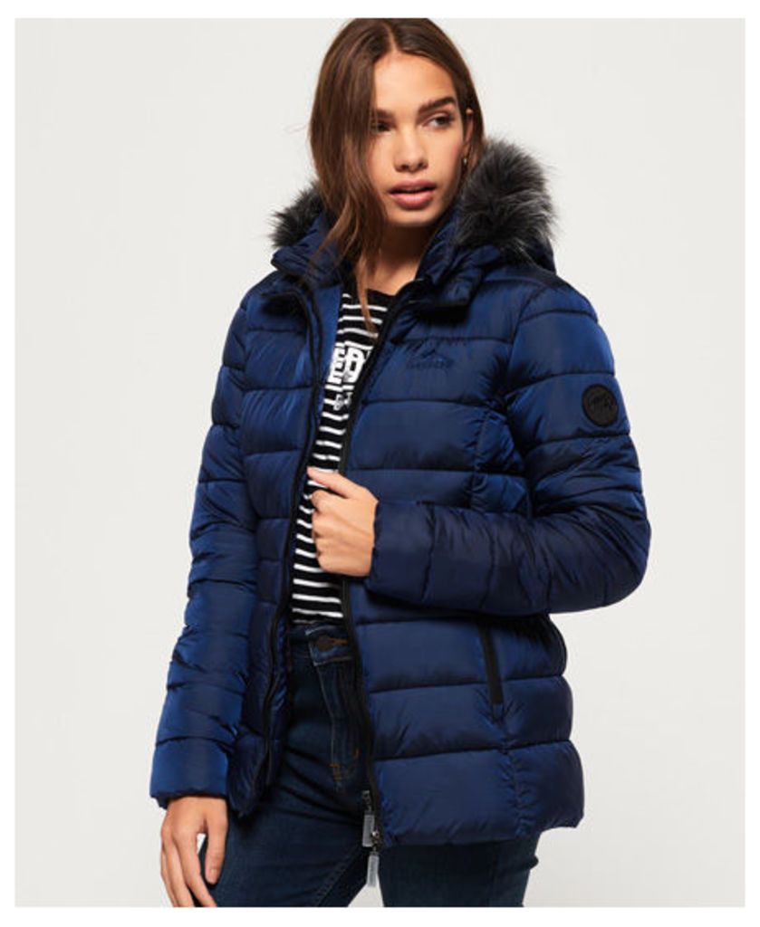 Superdry Taiko Padded Faux Fur Jacket