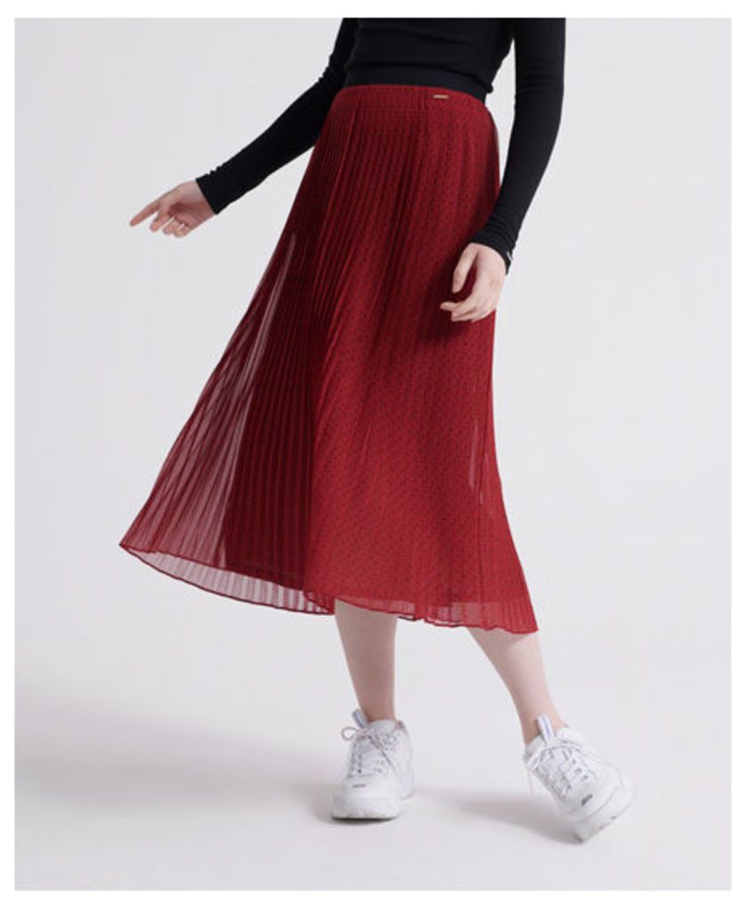 Superdry Pleated Midi Skirt