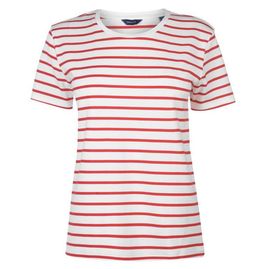 Gant Gant Breton Stripe T Shirt Ladies