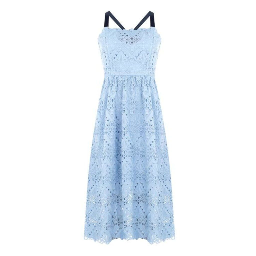 Lace Dress - Pale Blue
