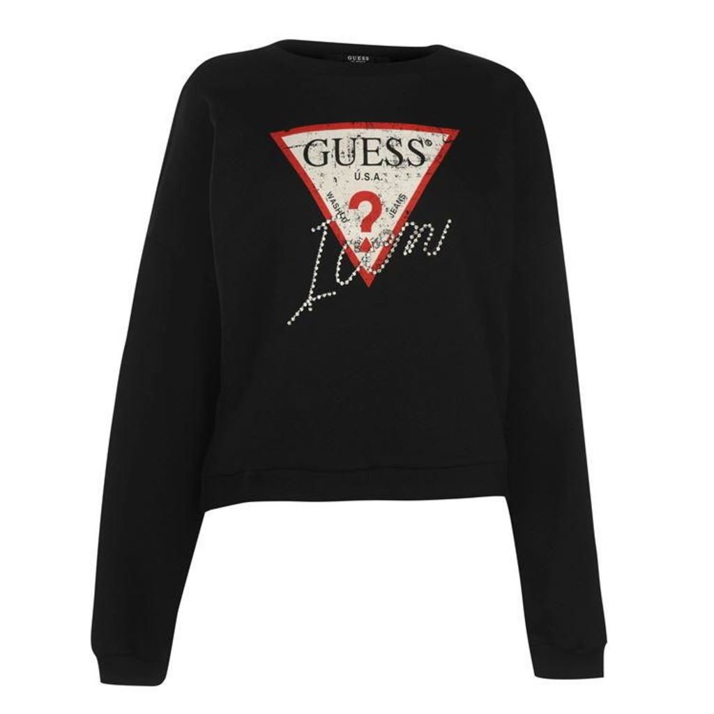 Guess Icon Fleece Sweater