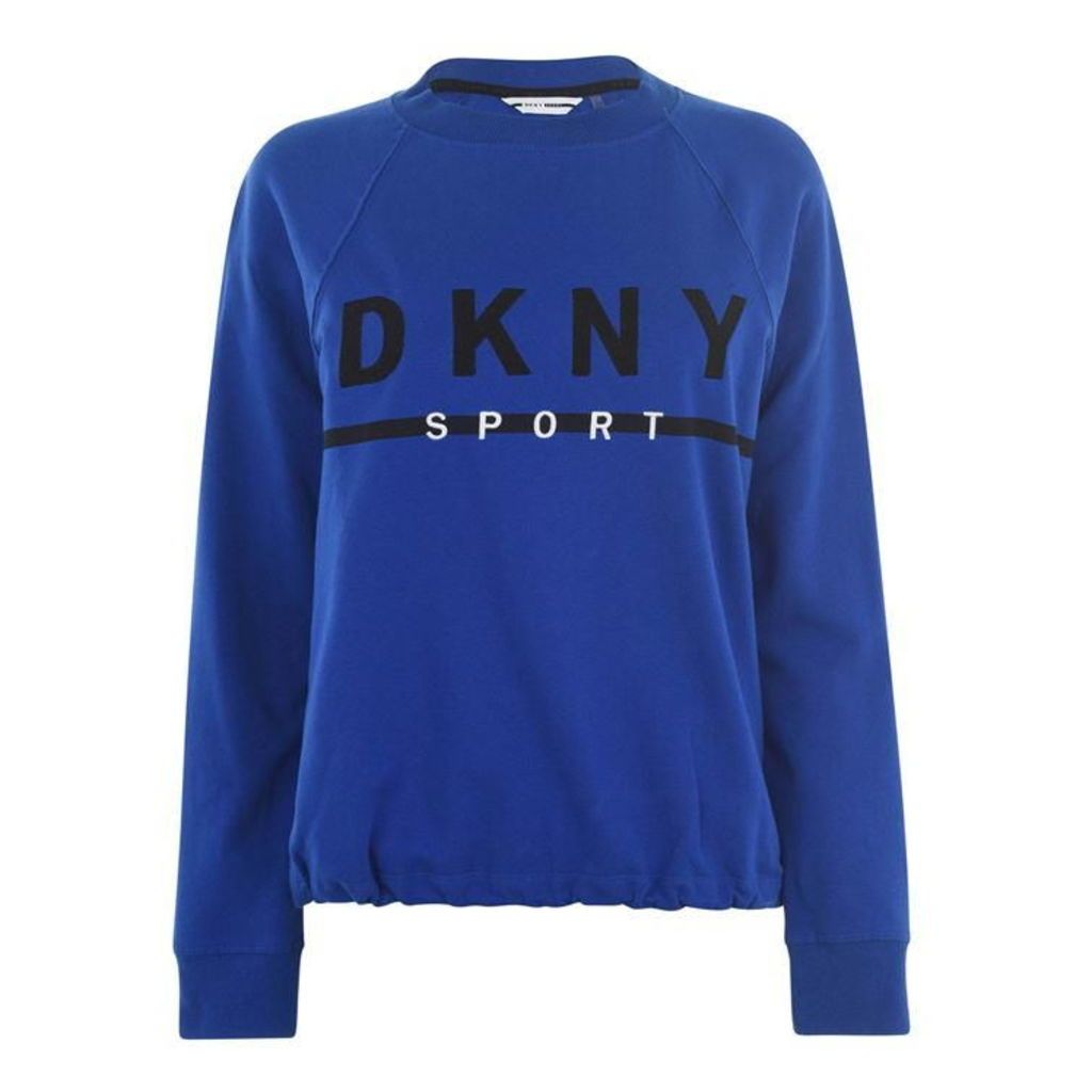 DKNY Sport Embroidered logo Pullover - Blue