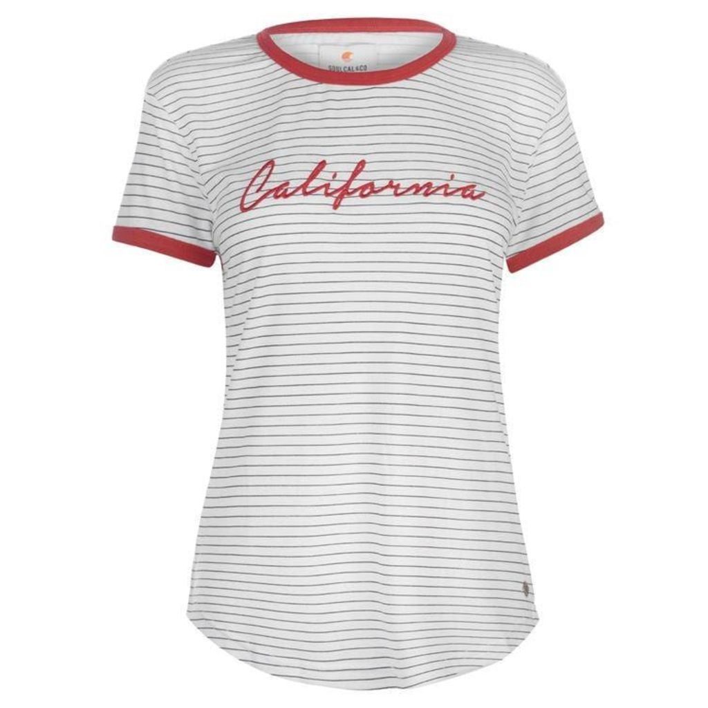 SoulCal Striped California T Shirt