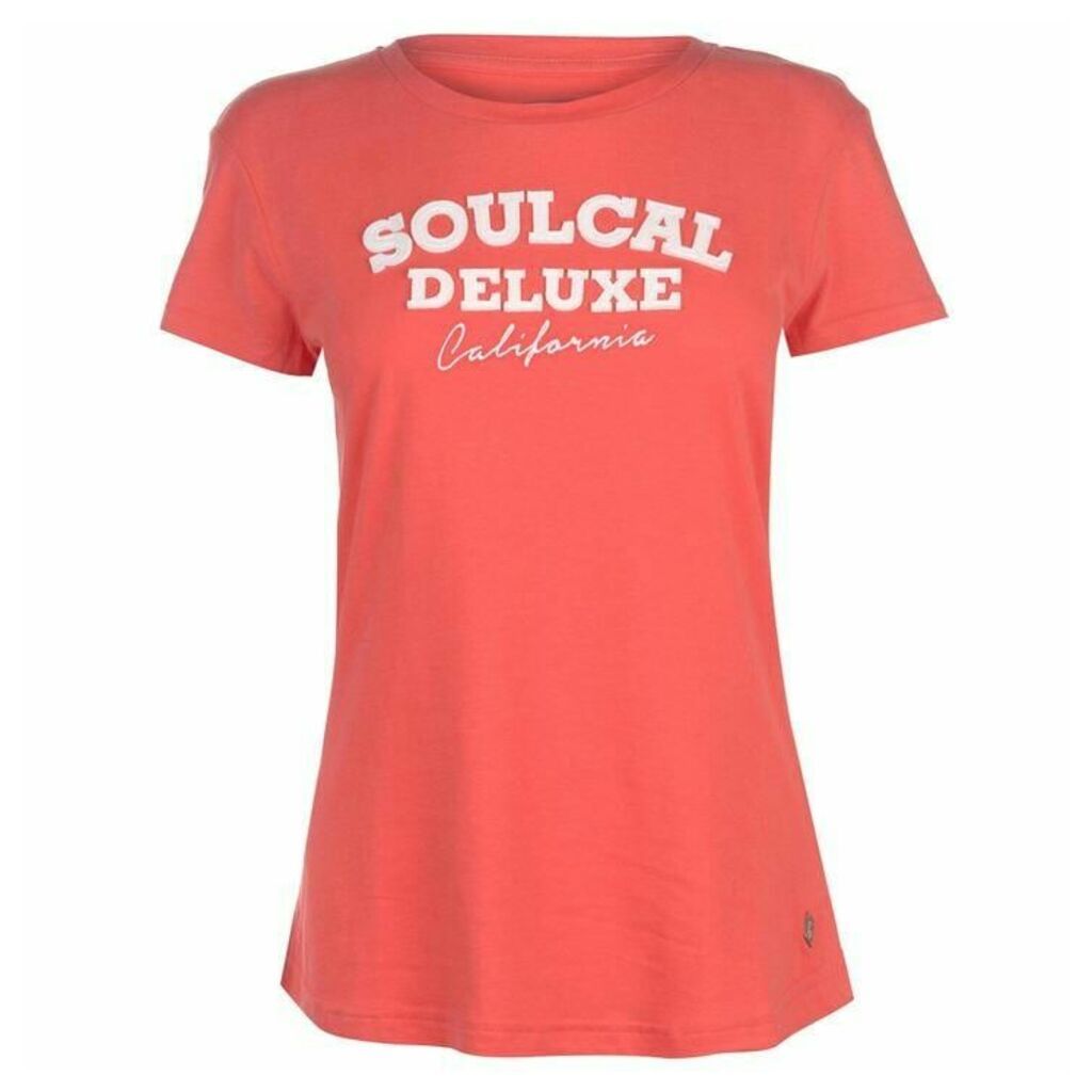 SoulCal Applique T Shirt Ladies