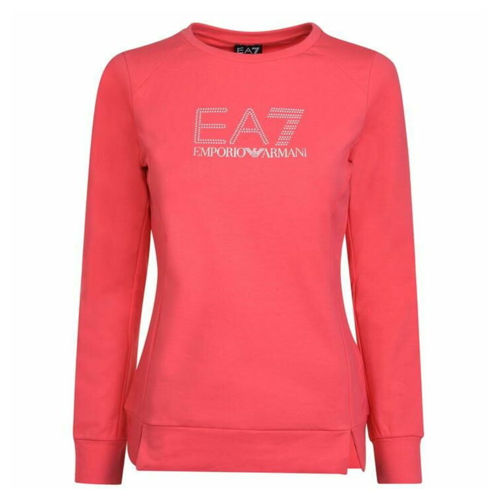 EA7 Stud Crew Neck Sweatshirt