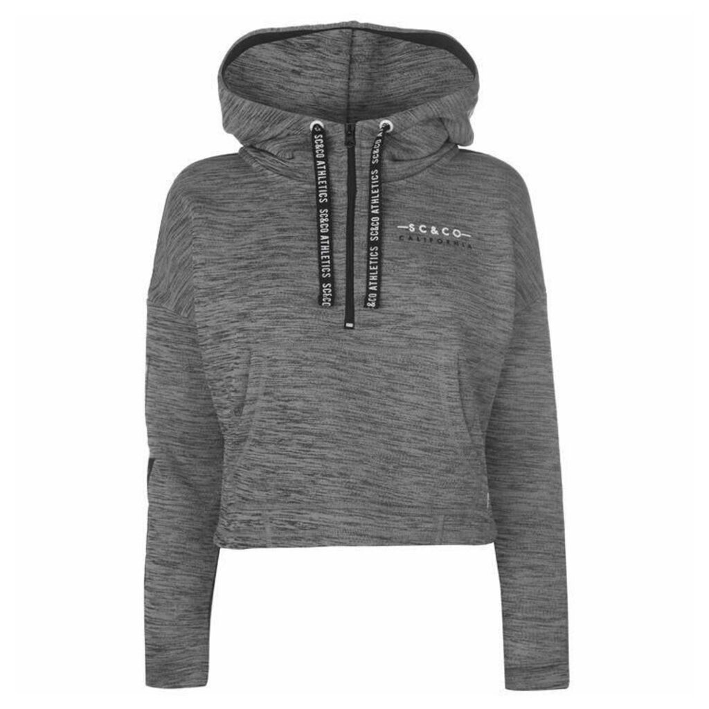 SoulCal Deluxe Branded Crop Sweatshirt - Black/Grey