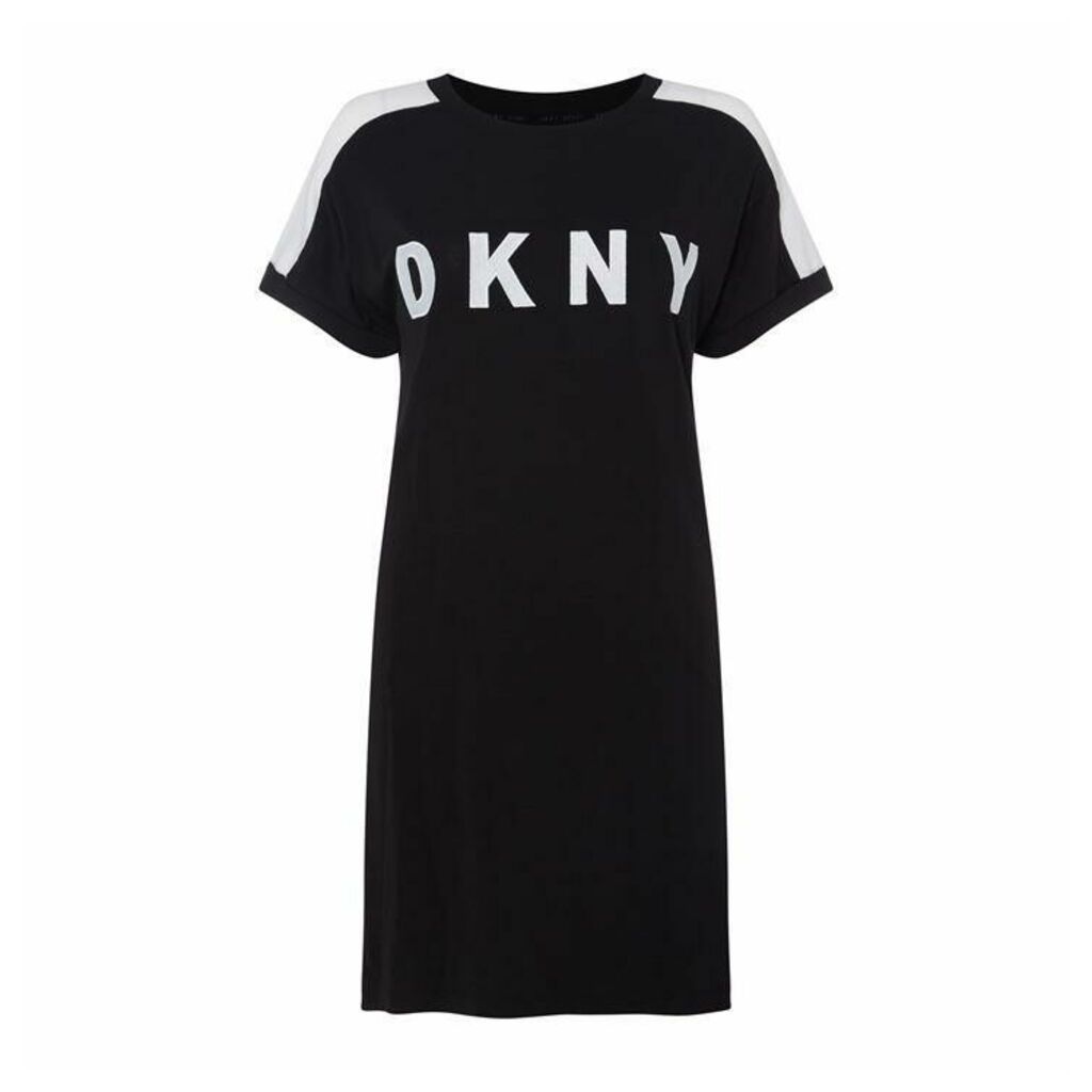 DKNY Crew Neck T Shirt Dress