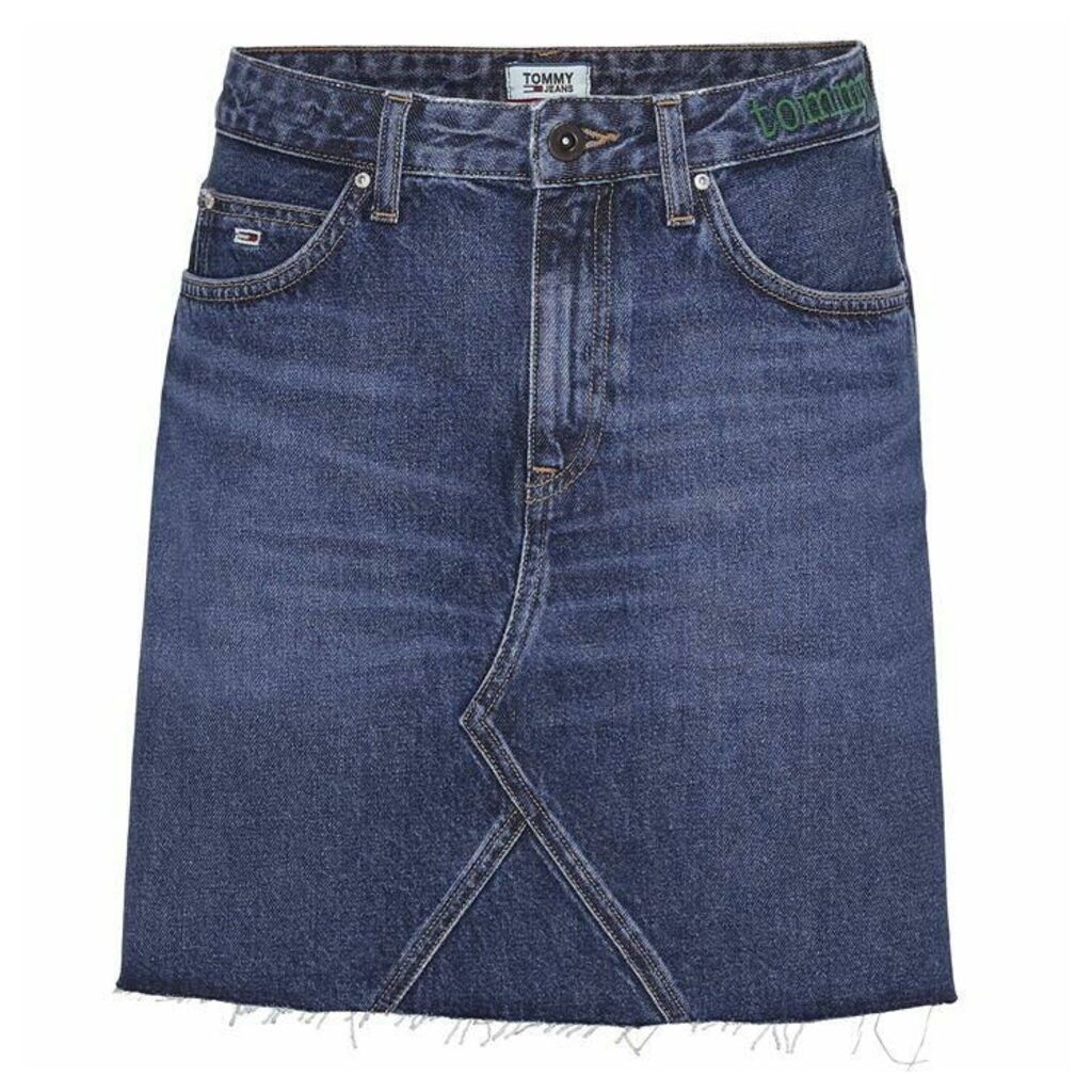 Tommy Jeans Denim Skirt - TJ Save Mid Blu