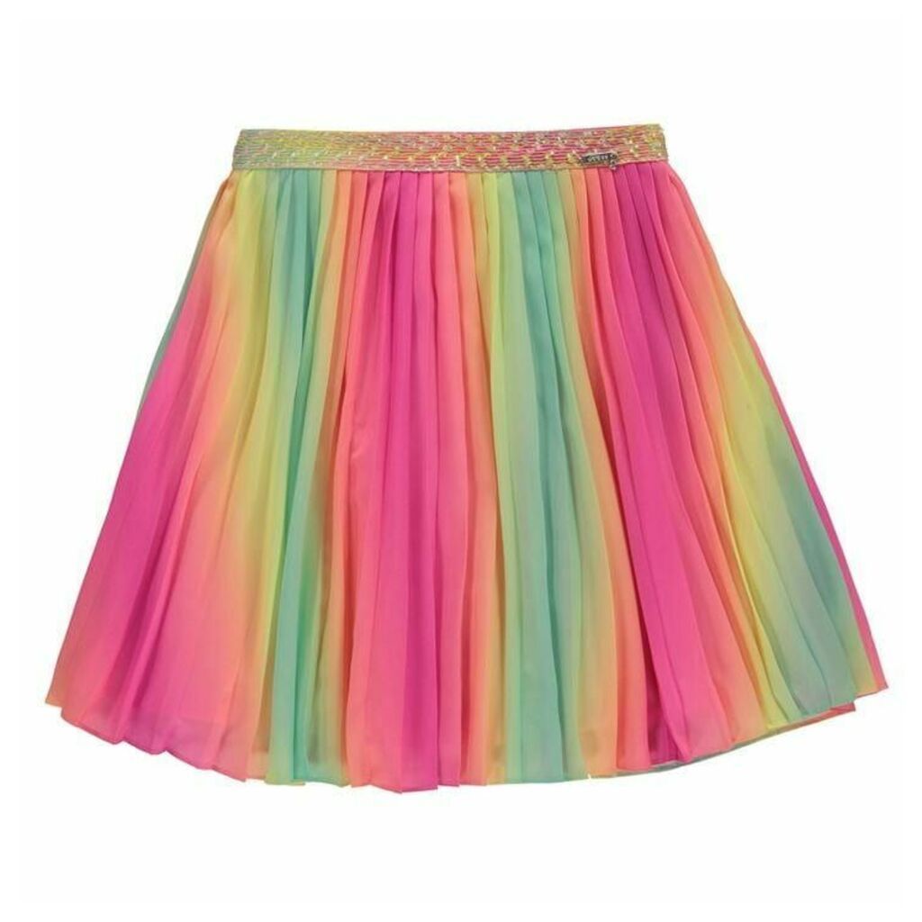 Guess Rainbow Pleated Skirt - Multi