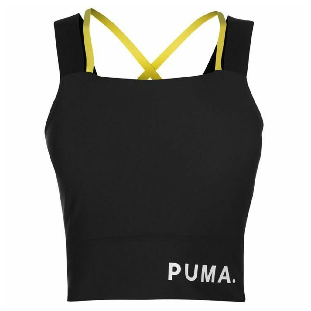 Puma Chase Crop T Shirt - Black