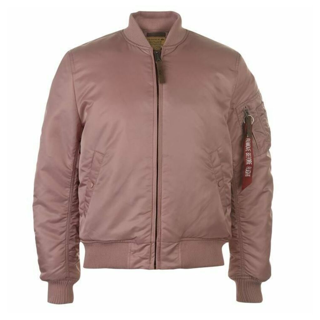 Alpha Industries MA1 VF 59 Bomber Jacket - Silver Pink