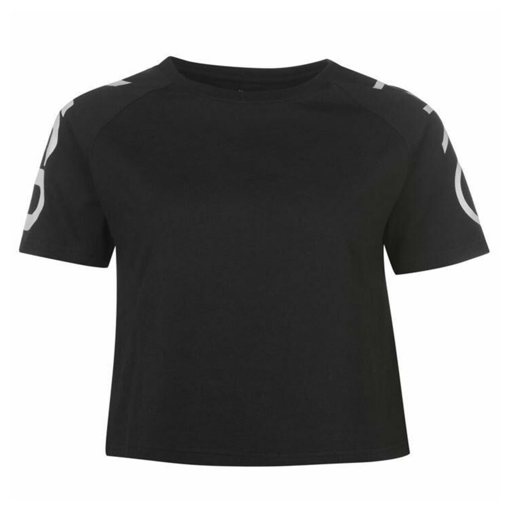 USA Pro Cropped T Shirt Ladies - Black