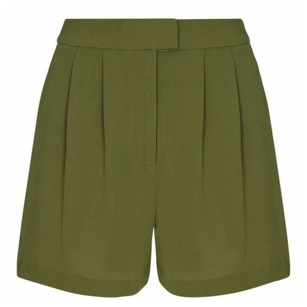 Jack Wills Erwin Viscose Crepe Shorts - Wood Green